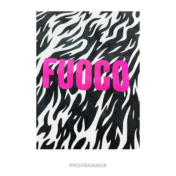 🔴 Gucci Garden FUOCO Zebra Cotton Tote Bag - Black/White - Picture 6 of 8